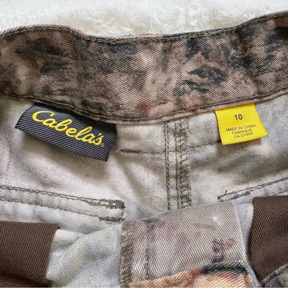 5 for 20$ CABELA’S Zonz Woodland Camo Cargo Hunting Pants Boys Size 10 - Picture 3 of 8